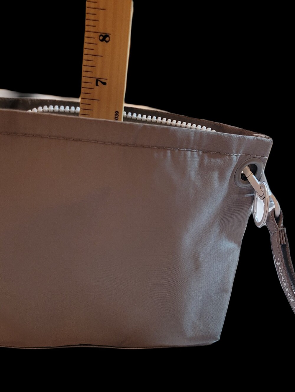 Living Proof Cosmetic Wrist Pouch Taupe - Picture 6 of 6